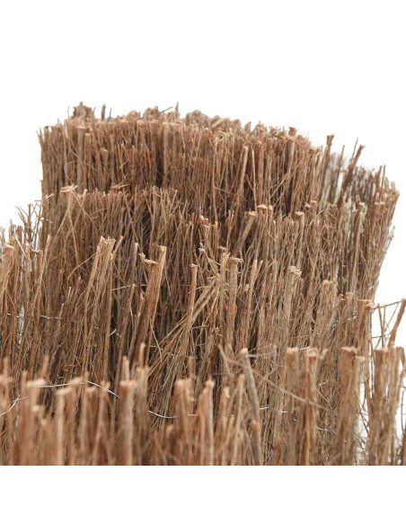 Recinzione in fascine Marrone 600 x 125 cm Ramo di bosco
