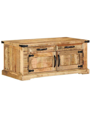 Tavolino da salotto con cassetto Marrone 90 x 50 x 40 cm