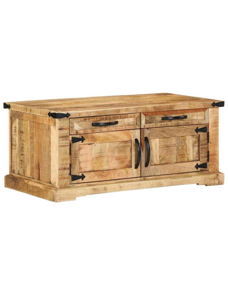 Tavolino da salotto con cassetto Marrone 90 x 50 x 40 cm