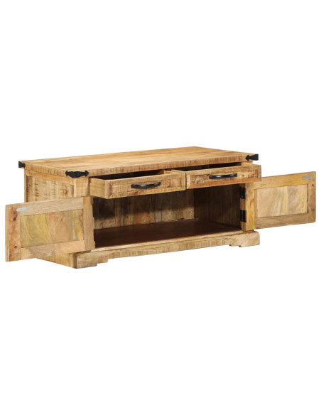 Tavolino da salotto con cassetto Marrone 90 x 50 x 40 cm