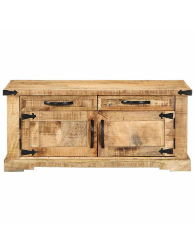 Tavolino da salotto con cassetto Marrone 90 x 50 x 40 cm