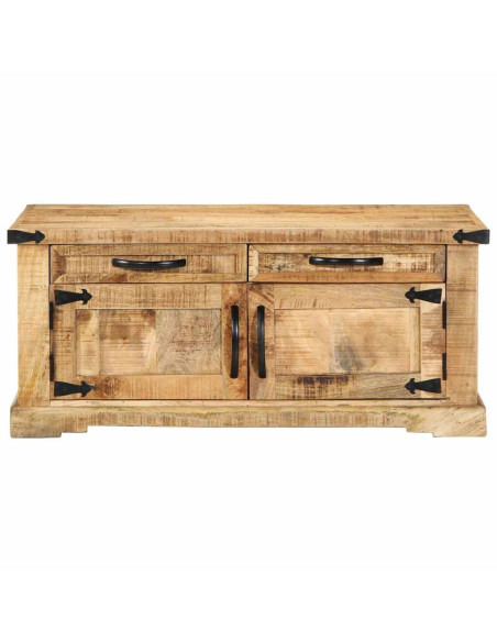 Tavolino da salotto con cassetto Marrone 90 x 50 x 40 cm