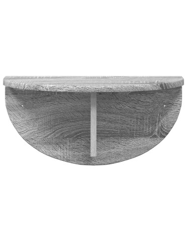 Scaffale da parete Grigio Sonoma 48 x 24 x 24 cm
