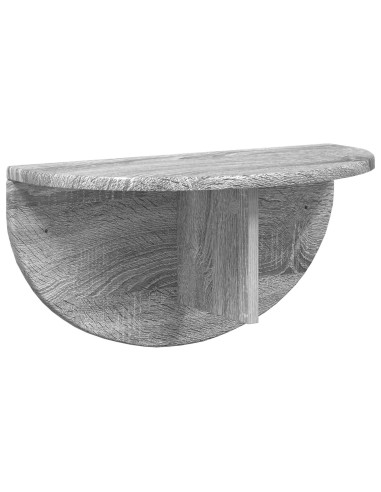 Scaffale da parete 2 pcs Grigio Sonoma 48 x 24 x 24 cm