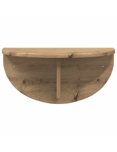 Scaffale da parete Rovere artigianale 48 x 24 x 24 cm