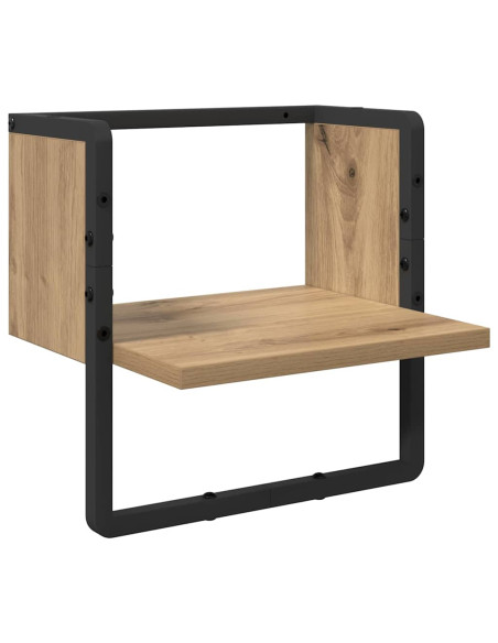 Scaffale da parete Rovere Artigianale 30 x 25 x 30 cm