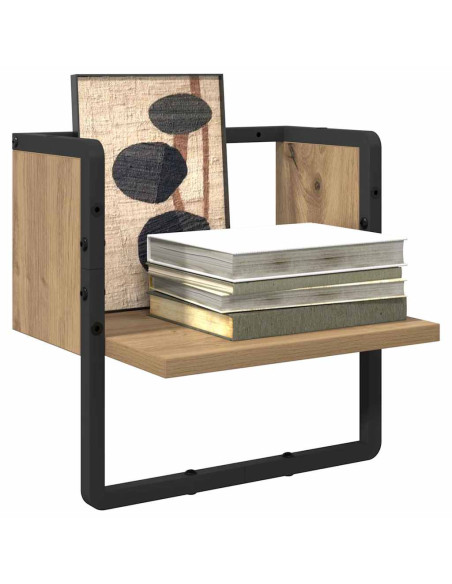 Scaffale da parete Rovere Artigianale 30 x 25 x 30 cm