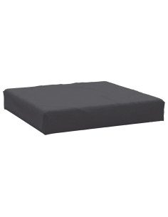 Cuscino per Pallet Antracite 60x60x6 cm in Tessuto 2