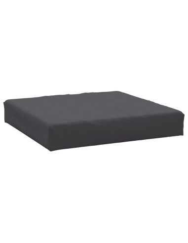 Cuscino per Pallet Antracite 60x60x6 cm in Tessuto