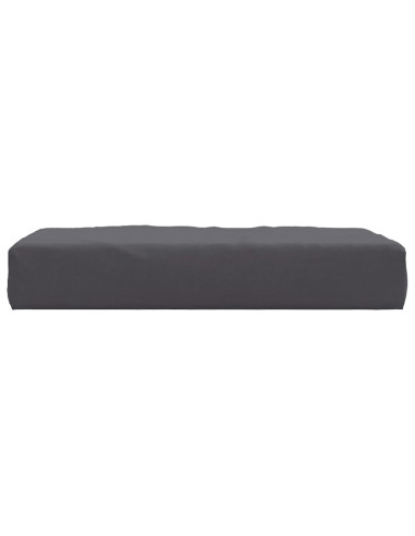 Cuscino per Pallet Antracite 60x60x6 cm in Tessuto
