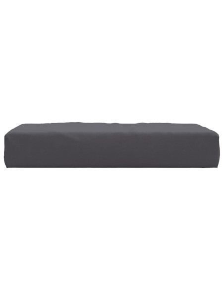 Cuscino per Pallet Antracite 60x60x6 cm in Tessuto