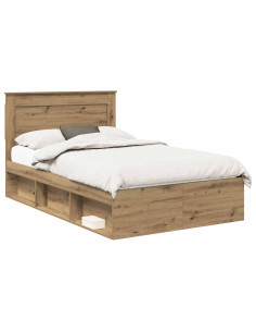 Struttura del letto Rovere Artigianale 120 x 190 cm 2