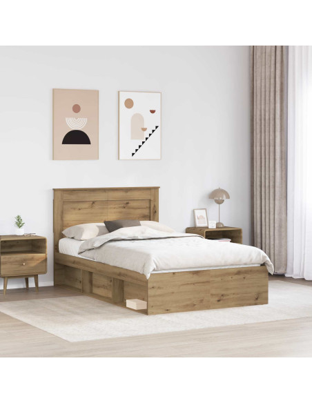 Struttura del letto Rovere Artigianale 120 x 190 cm