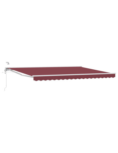 Tettuccio Elettrico Retrattile Borgogna 4,5 × 3 m
