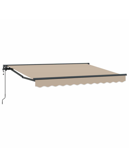 Tettuccio Elettrico Retrattile Beige 2,5 x 2 m