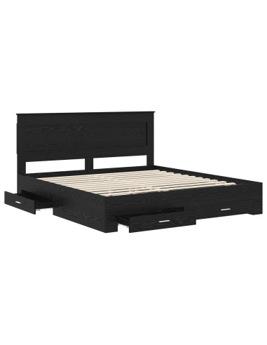 Struttura del letto con cassetto con testiera Legno multistrato