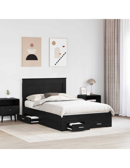 Struttura del letto con cassetto con testiera Legno multistrato
