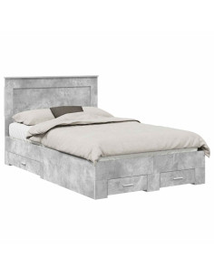 Struttura del letto con cassetto con testiera Legno multistrato 2