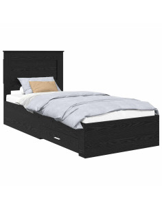 Struttura del letto con cassetto con testiera Legno multistrato 2