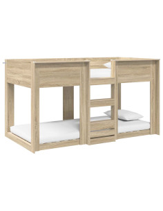 Letto a Castello per Bambini Rovere Sonoma 75 x 190 cm 2