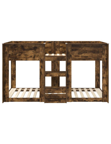 Letto a Castello per Bambini Rovere fumé 90 x 190 cm