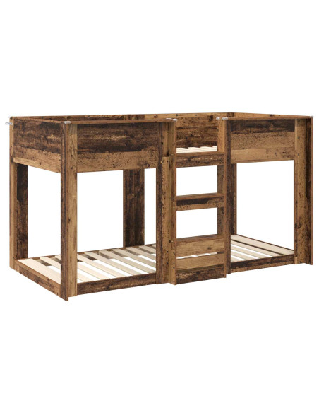 Letto a Castello per Bambini Legno vecchio 90 x 190 cm