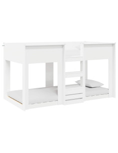 Letto a Castello per Bambini Bianco 80 x 200 cm 2