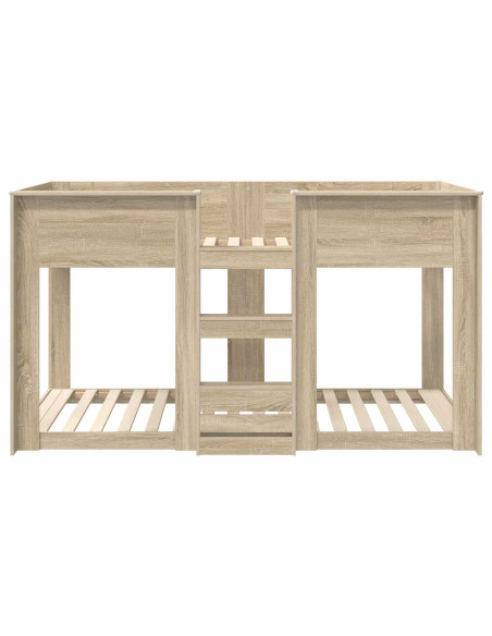 Letto a Castello per Bambini Rovere Sonoma 80 x 200 cm