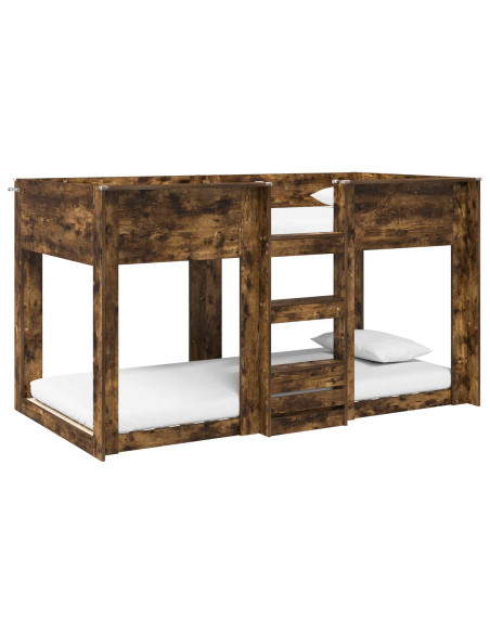 Letto a Castello per Bambini Rovere fumé 80 x 200 cm