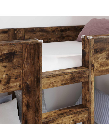 Letto a Castello per Bambini Rovere fumé 80 x 200 cm
