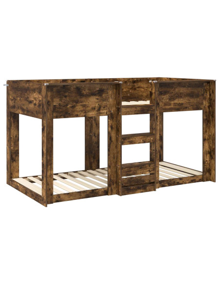 Letto a Castello per Bambini Rovere fumé 80 x 200 cm