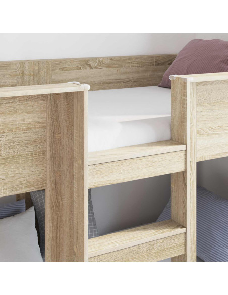 Letto a Castello per Bambini Rovere Sonoma 90 x 200 cm