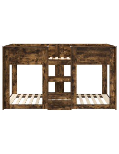 Letto a Castello per Bambini Rovere fumé 90 x 200 cm