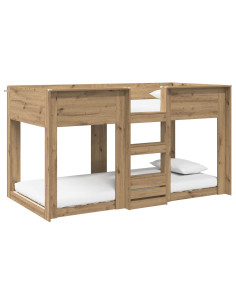 Letto a Castello per Bambini Rovere artigianale 90 x 200 cm 2