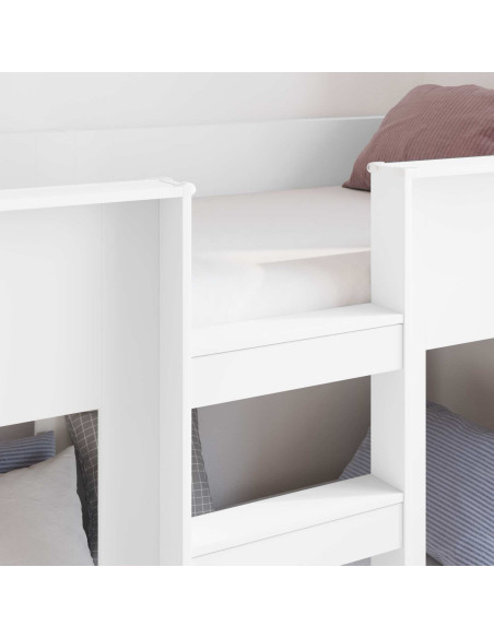 Letto a Castello per Bambini Bianco 100 x 200 cm