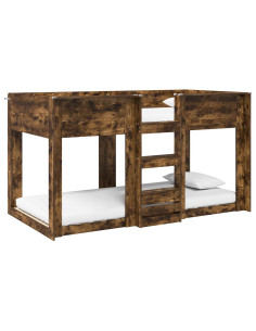 Letto a Castello per Bambini Rovere fumé 100 x 200 cm 2