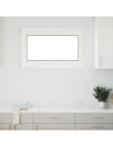 Finestra per Soffitta RISOR Bianco 100 x 70 cm PVC e Vetro