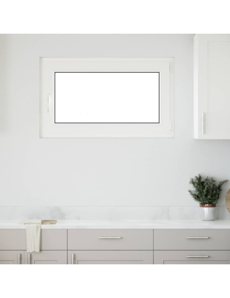 Finestra per Soffitta RISOR Bianco 100 x 60 cm PVC e Vetro