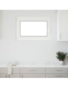 Finestra per Soffitta RISOR Bianco 90 x 60 cm PVC e Vetro