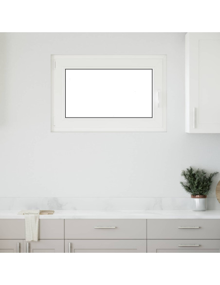 Finestra per Soffitta RISOR Bianco 90 x 60 cm PVC e Vetro