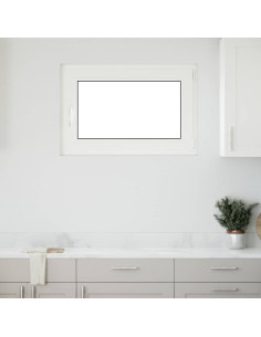 Finestra per Soffitta RISOR Bianco 90 x 60 cm PVC e Vetro