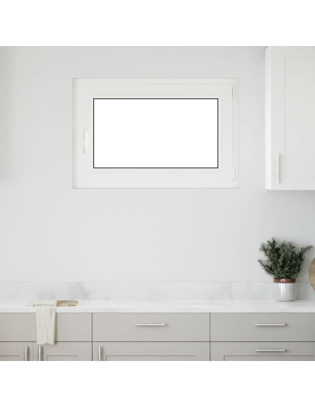 Finestra per Soffitta RISOR Bianco 90 x 50 cm PVC e Vetro