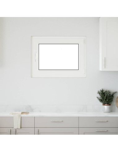 Finestra per Soffitta RISOR Bianco 80 x 70 cm PVC e Vetro