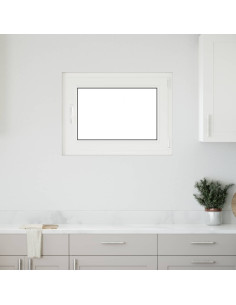 Finestra per Soffitta RISOR Bianco 80 x 50 cm PVC e Vetro