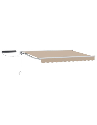 Tettuccio Elettrico Retrattile Beige 2,5 x 2 m