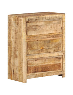 Cassettiera 60x33x75 cm in Legno Massello di Mango
