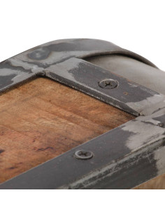 Set Mensole da Parete 3 pz in Legno Massello di Mango