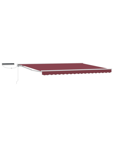 Tettuccio Elettrico Retrattile Borgogna 4,5 × 3,5 m