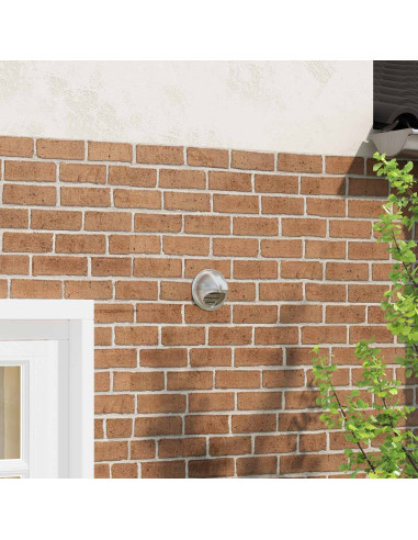 Coperture per ventilazione d'aria 2 pcs Argento 80 mm