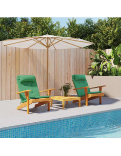 Cuscini per sedie 2 pcs Verde 58 x 77 x 4,5 cm Tessuto Oxford